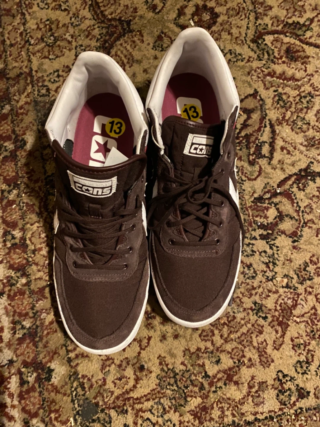 Converse CONS Brown Canvas Sneakers - photo 3