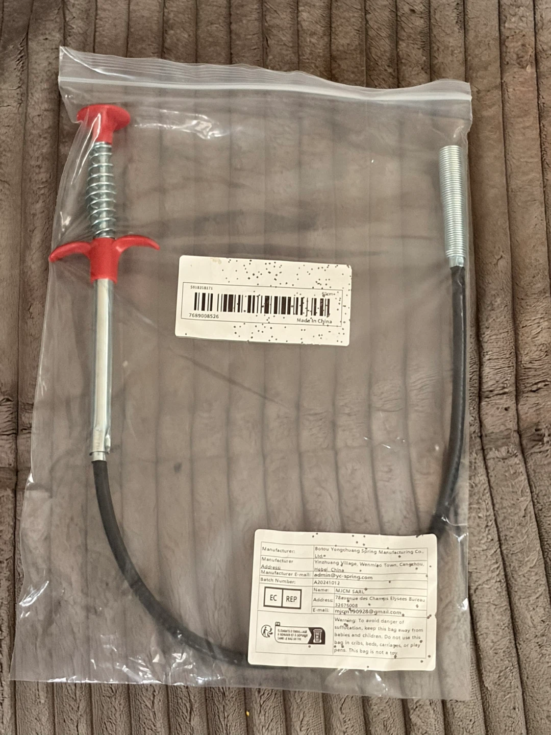 Spring Loaded Plunger To Clear Any Clog Or Slow Running Drain - photo 4