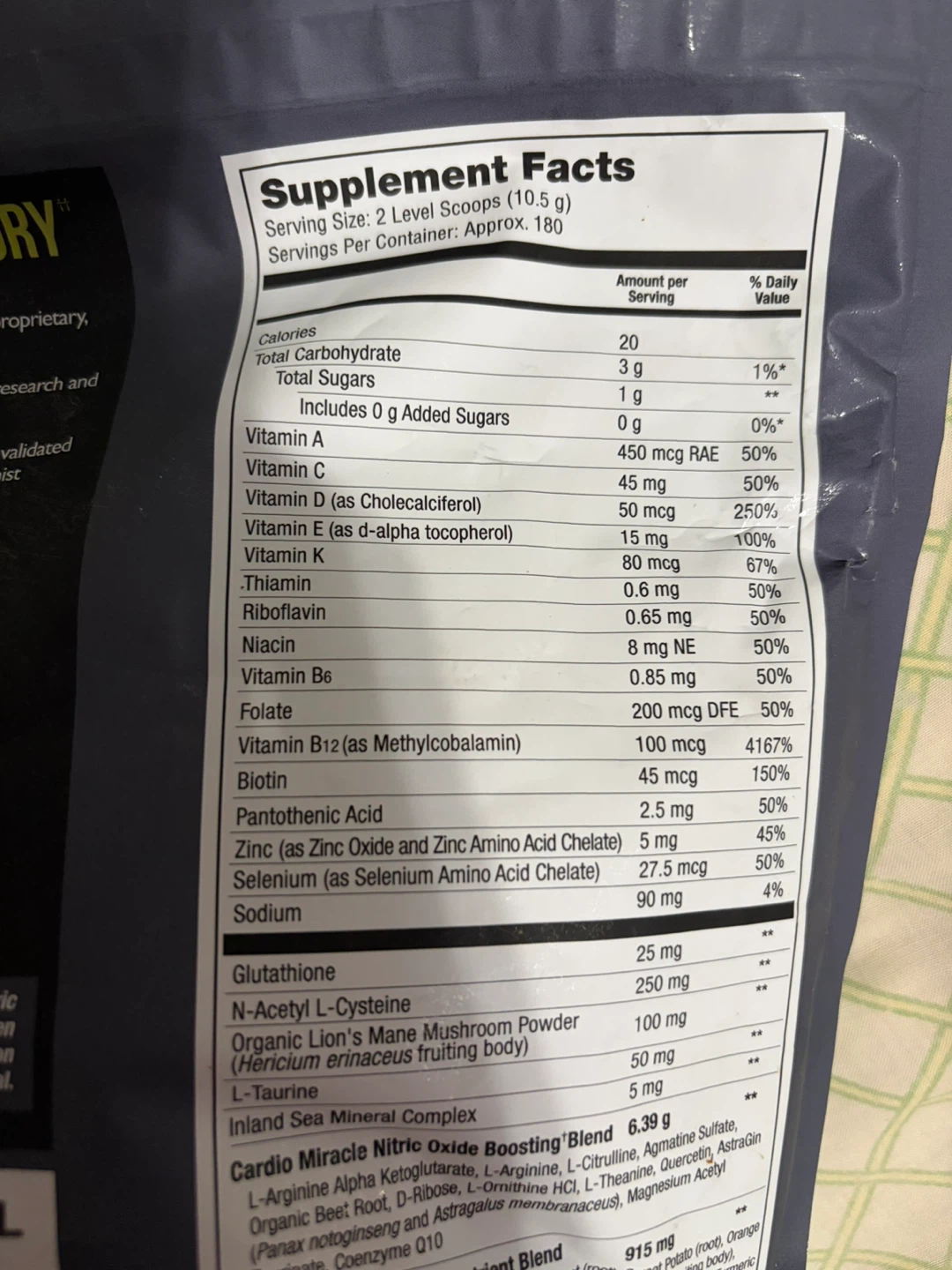 Cardio Miracle Nitric Oxide Booster 180 Servings Exp 5/2027 - photo 4