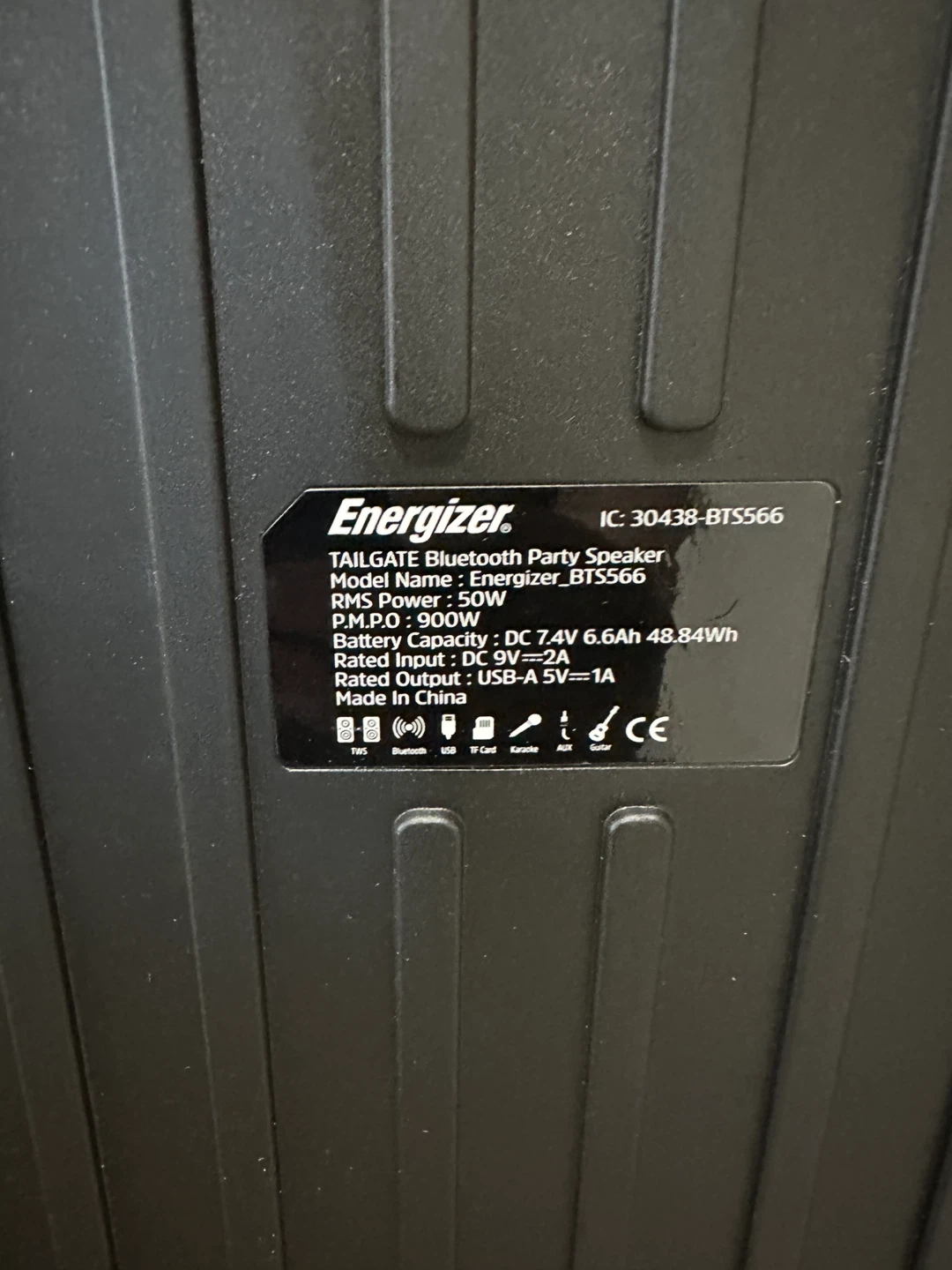Energizer Tailgate Bluetooth Party Speaker - photo 3