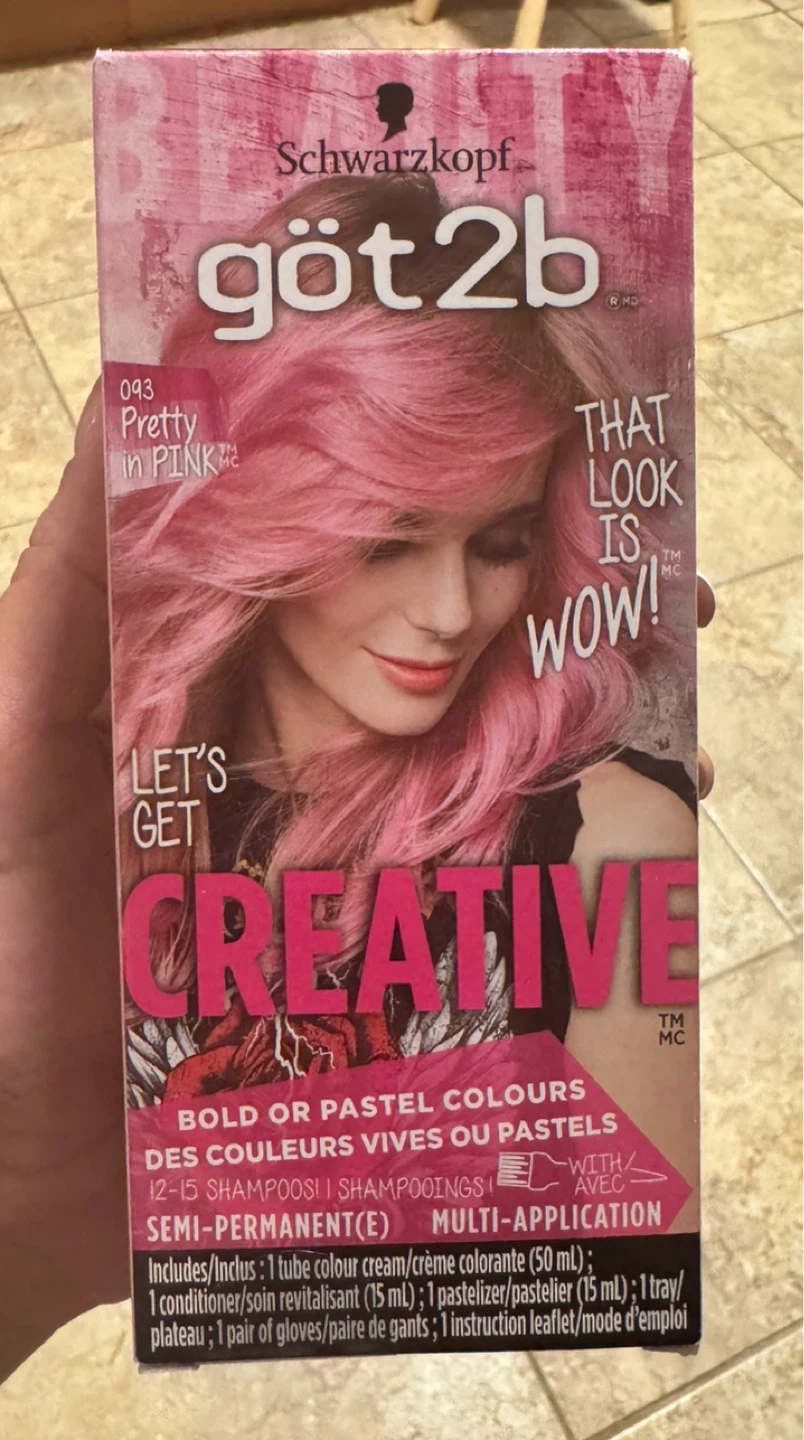 Schwarzkopf göt2b 093 Pretty in Pink Semi-Permanent Hair Colour