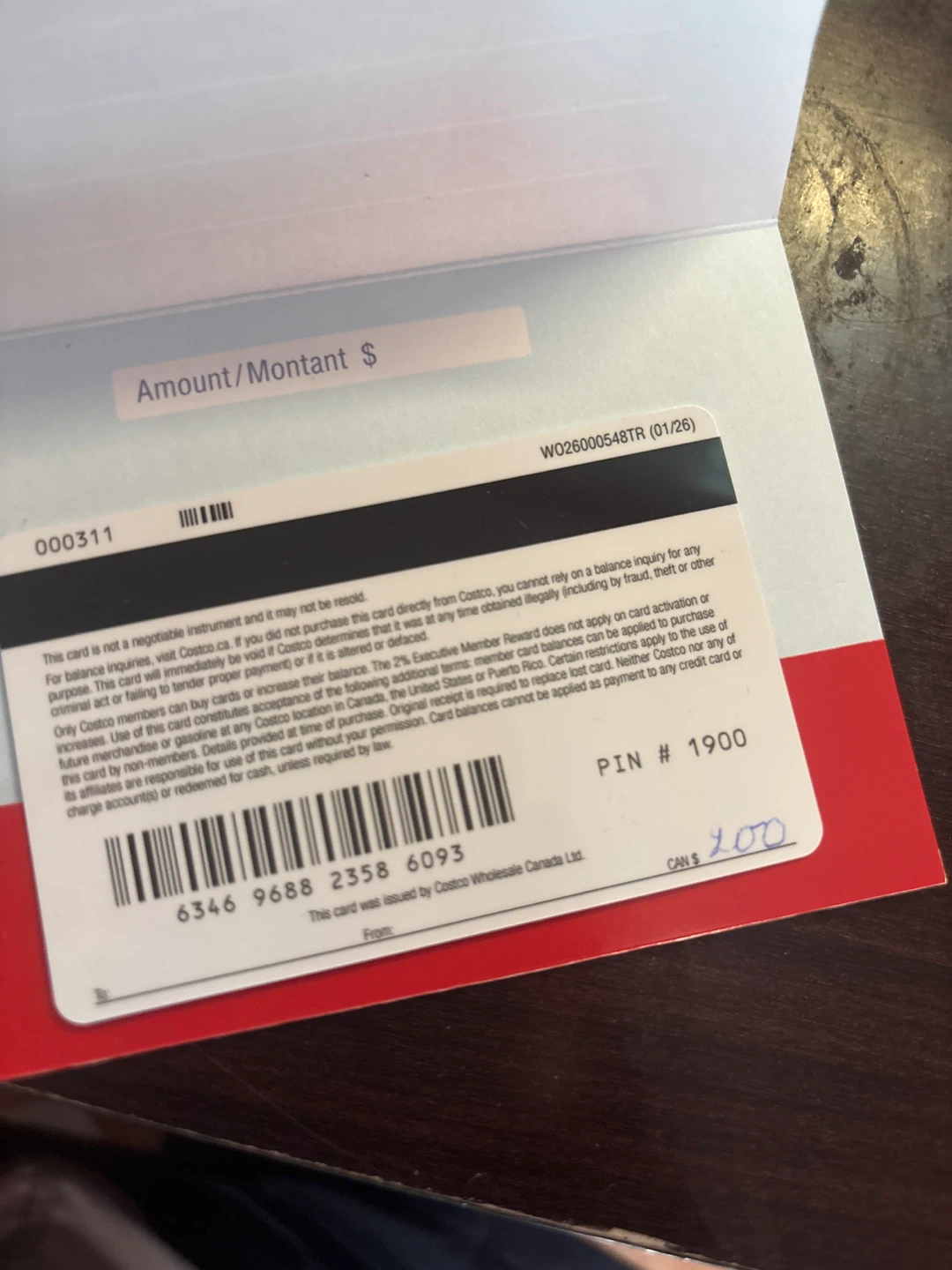 Costco Shop Gift Card - photo 2