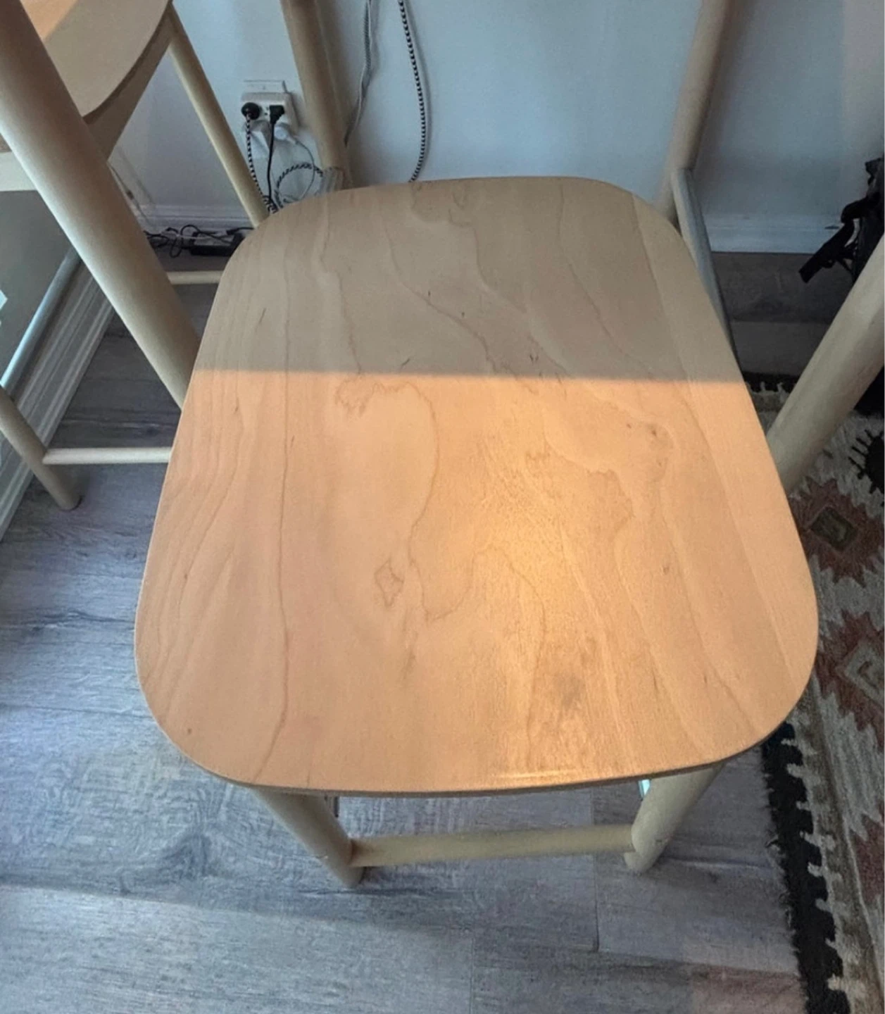 Birch bar table and Bar Stools (Set of 2) - photo 3