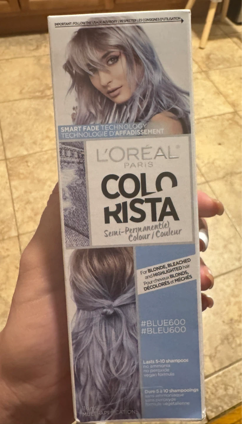 L'Oréal Colorista Semi-Permanent Hair Colour #BLUE600