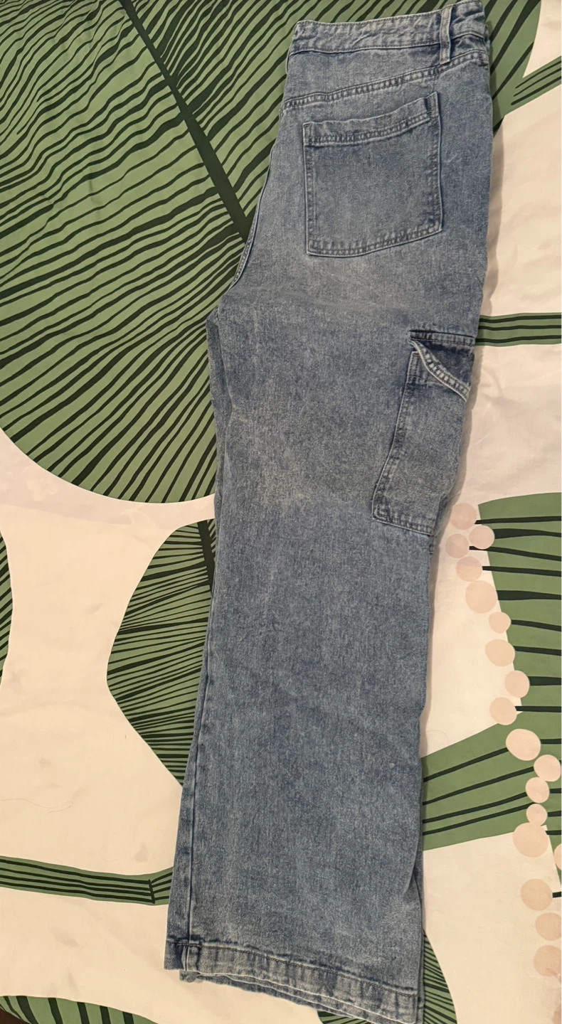 Aeropostale Wide Leg Cargo Jeans (Size 18) - photo 4