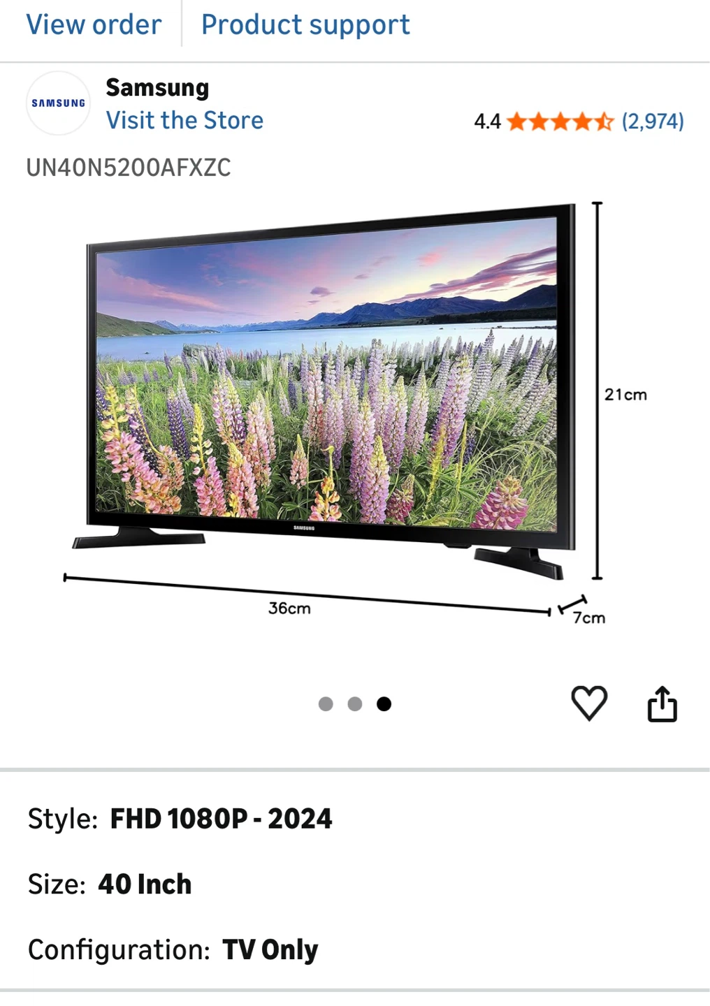 Samsung 40 Inch FHD 1080P TV - photo 3