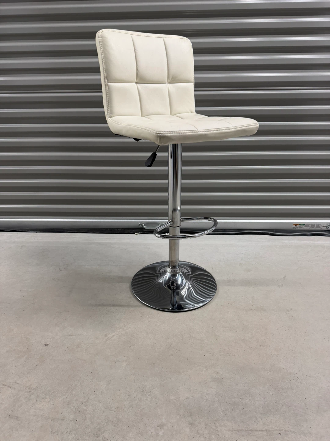 Adjustable Cream Bar Stool - photo 4