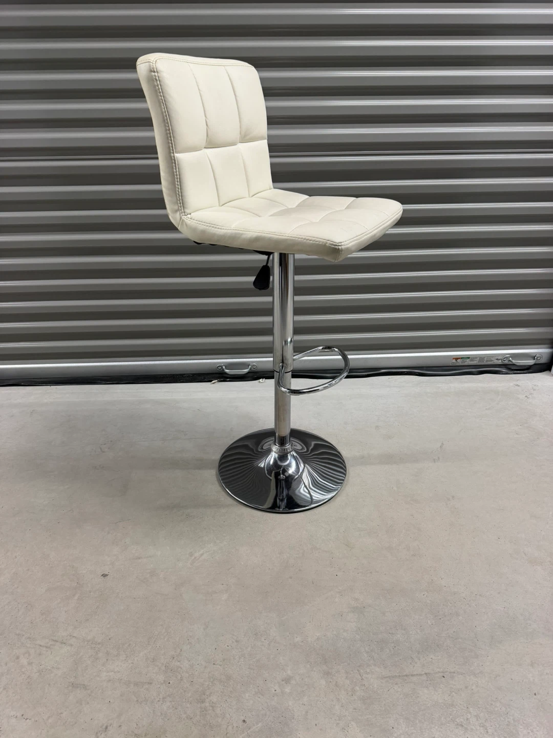 Adjustable Cream Bar Stool - photo 3