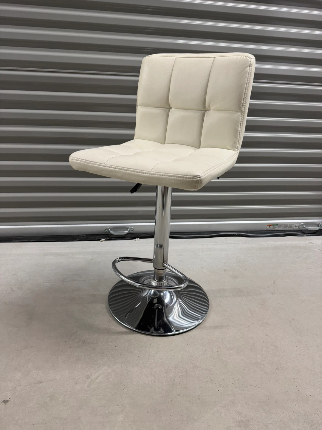 Adjustable Cream Bar Stool
