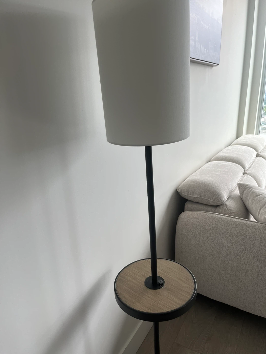 Floor Lamp with Side Table - photo 2
