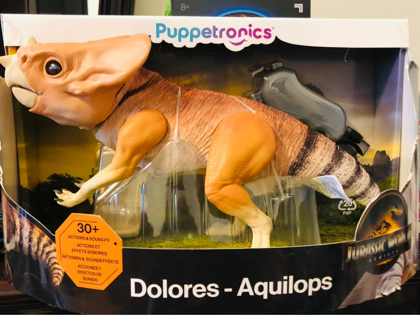 Puppetronics Dolores Aquilops Jurassic World Dinosaur Toy