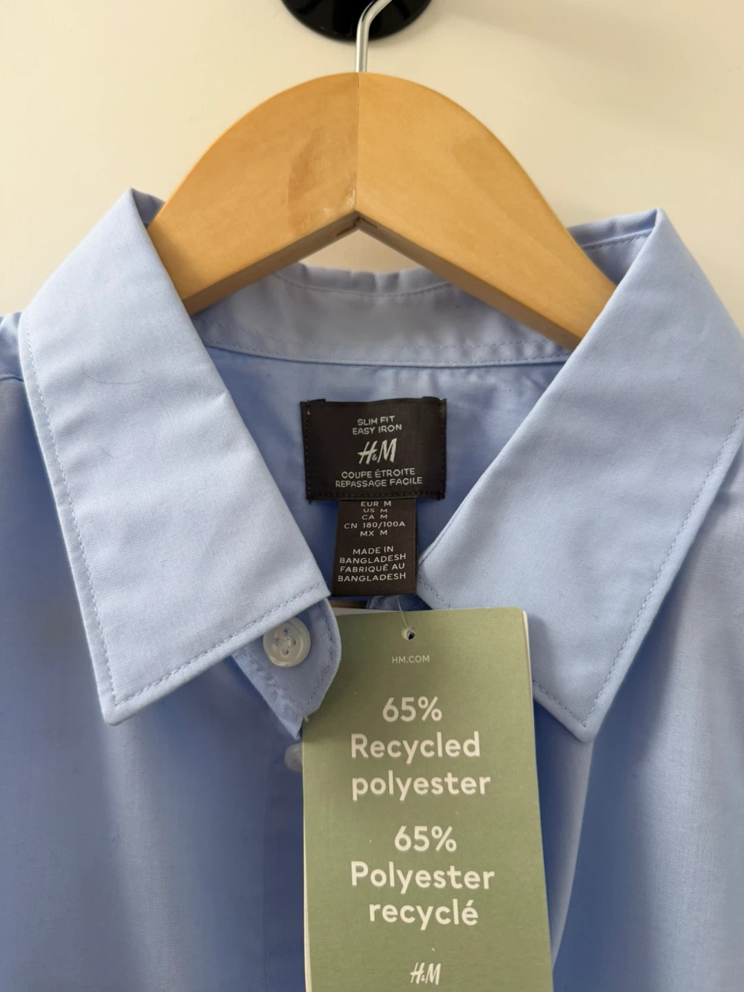 H&M Blue Dress Shirt Medium - photo 2