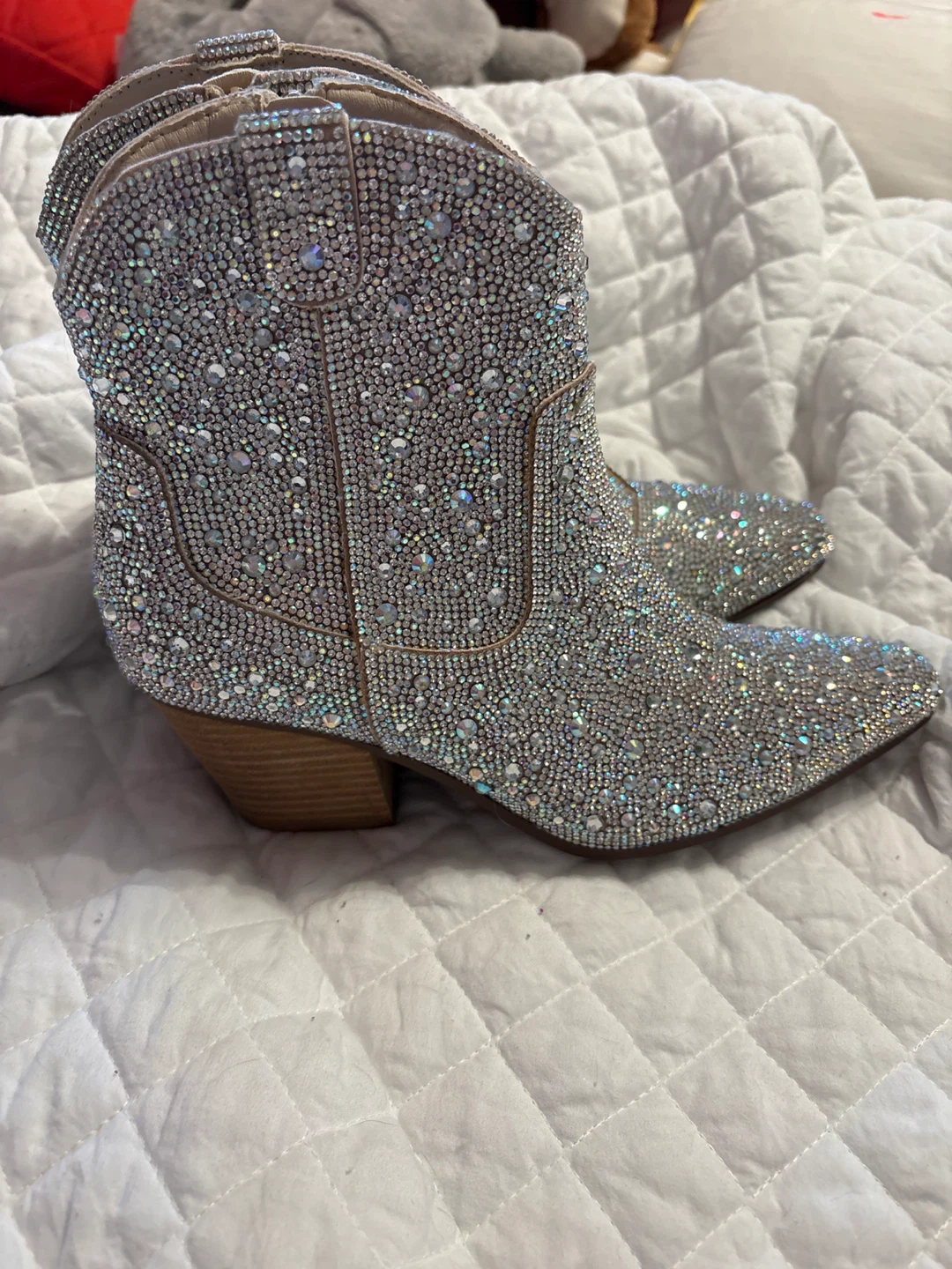 Rhinestone Cowboy Boots Size 8.5 - photo 2