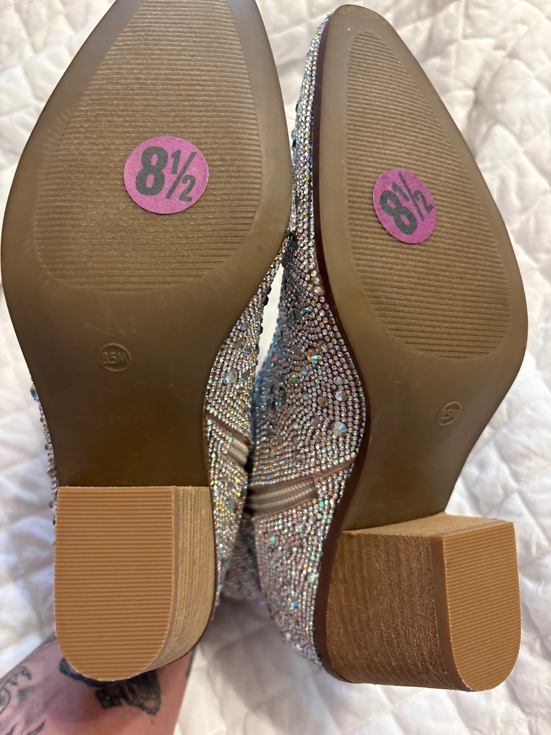 Rhinestone Cowboy Boots Size 8.5 - photo 3