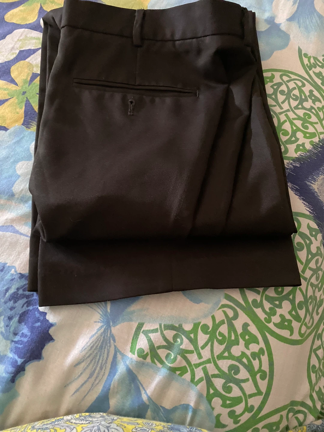 Black dress pants vanheusen
