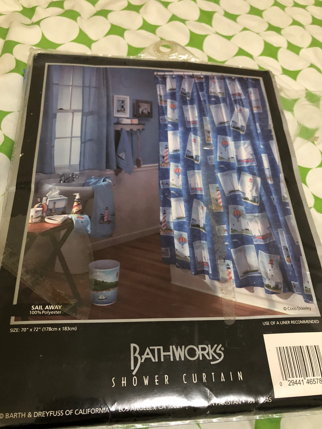Bathworks Sail Away Shower Curtain
