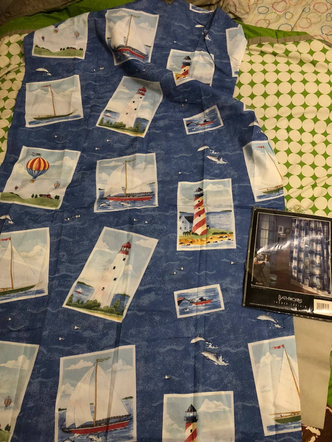 Bathworks Sail Away Shower Curtain - photo 2