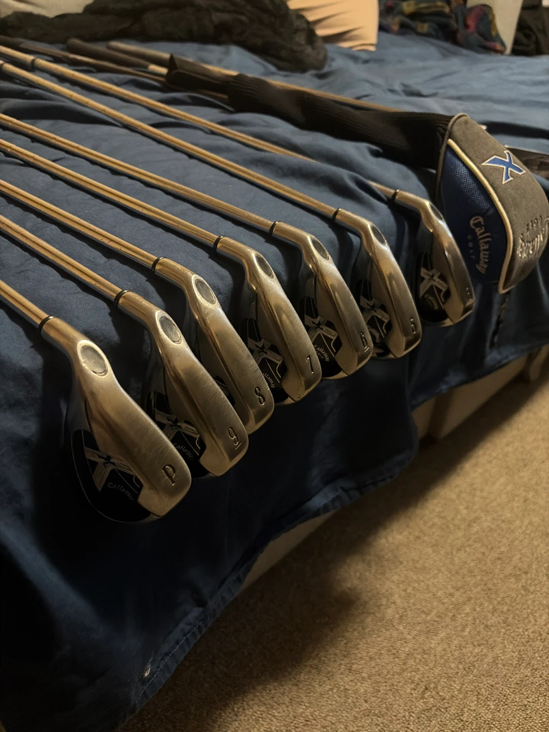 LH Callaway x18 Iron Set, 5w, and Nike Putter