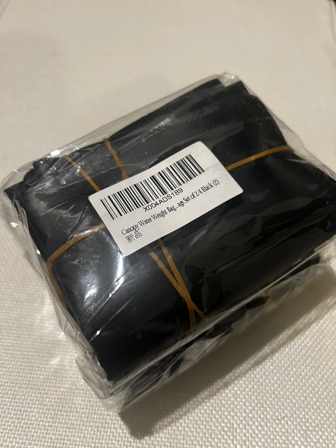 Canopy Water Weight Bag Set - Set of 2 Black - photo 2