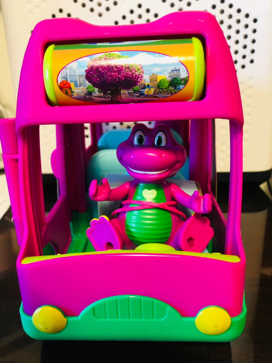 Fisher-Price Barney's World Adventure Bus Toy