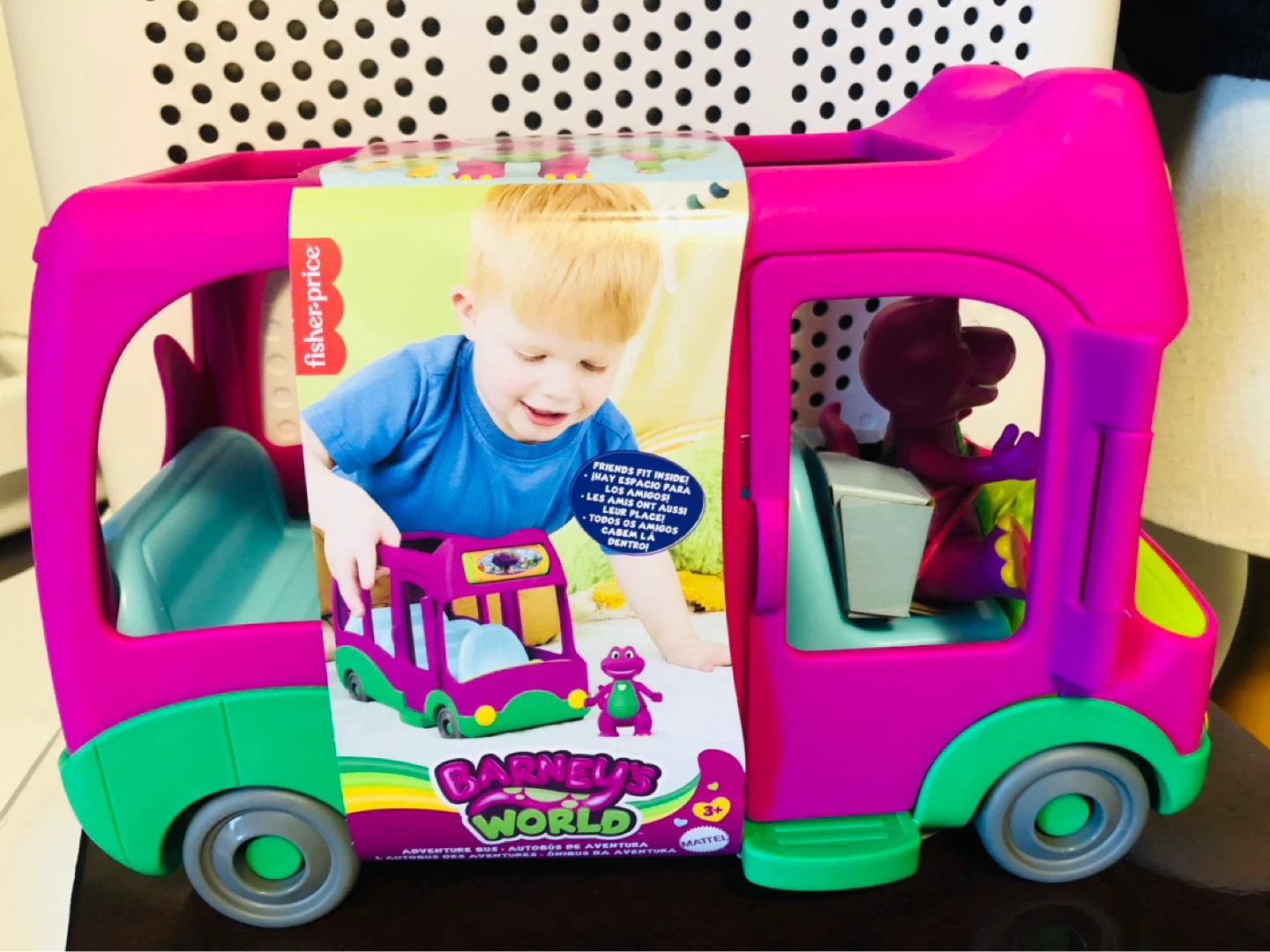 Fisher-Price Barney's World Adventure Bus Toy - photo 2