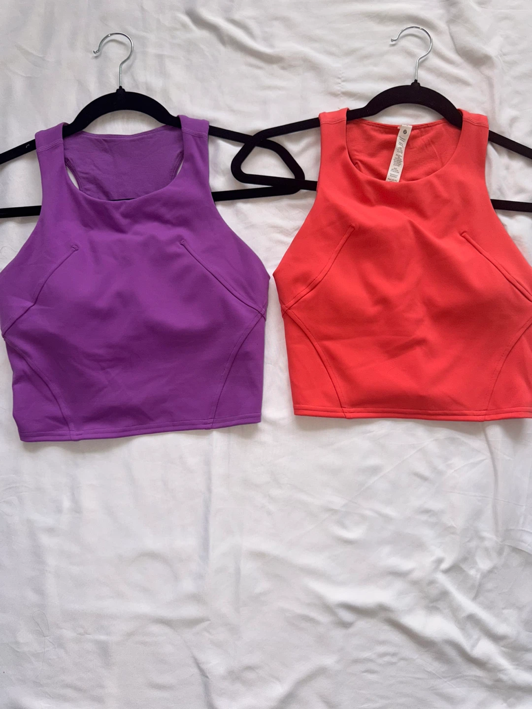 Lululemon Crop Tank Tops Both $65