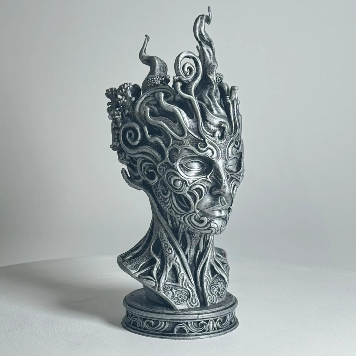 Ornate Head Sculpture