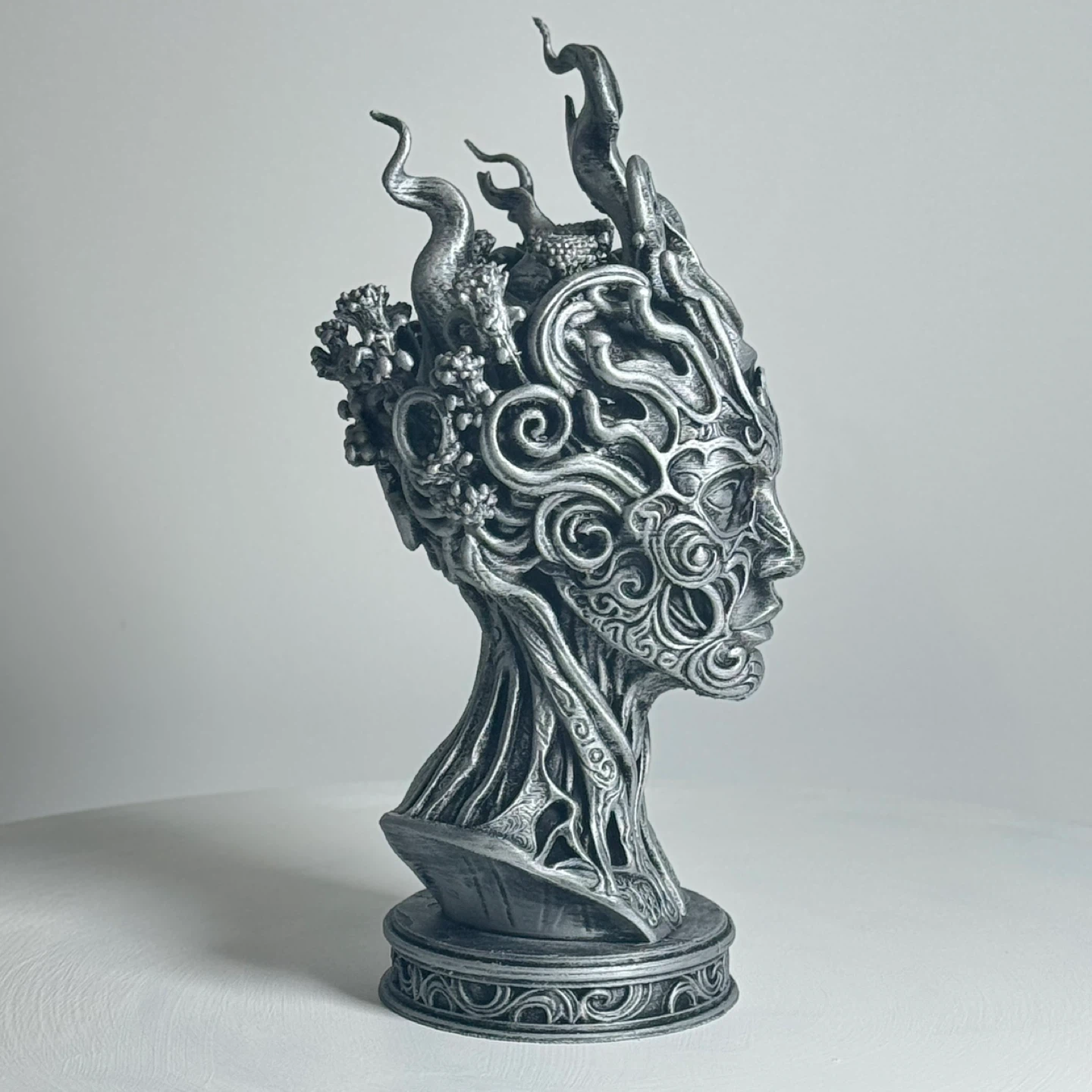 Ornate Head Sculpture - photo 2