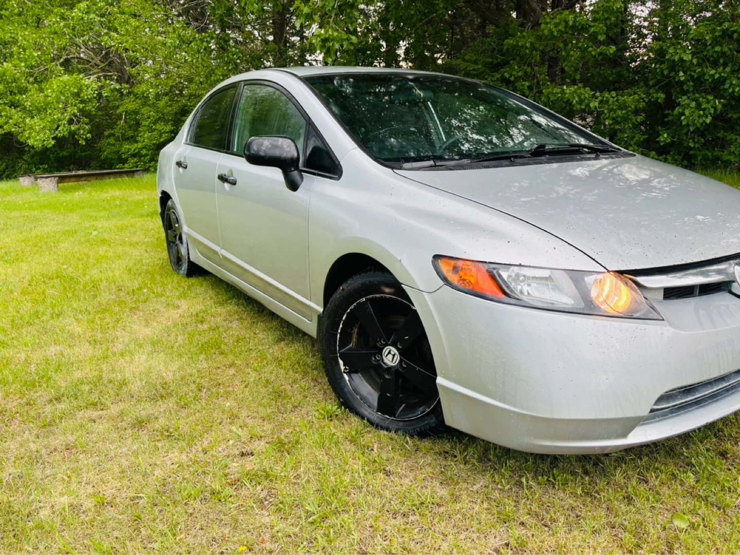 Silver Honda Civic Sedan