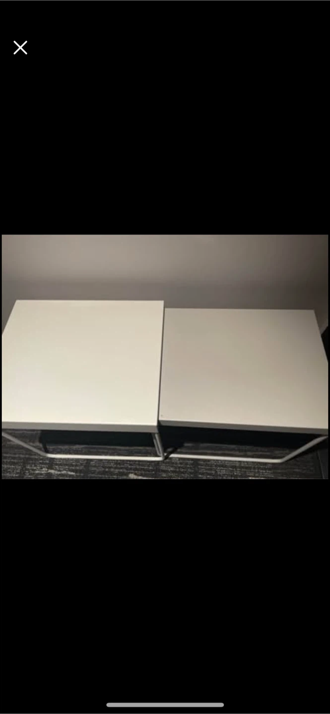 Nesting Tables - White - photo 4