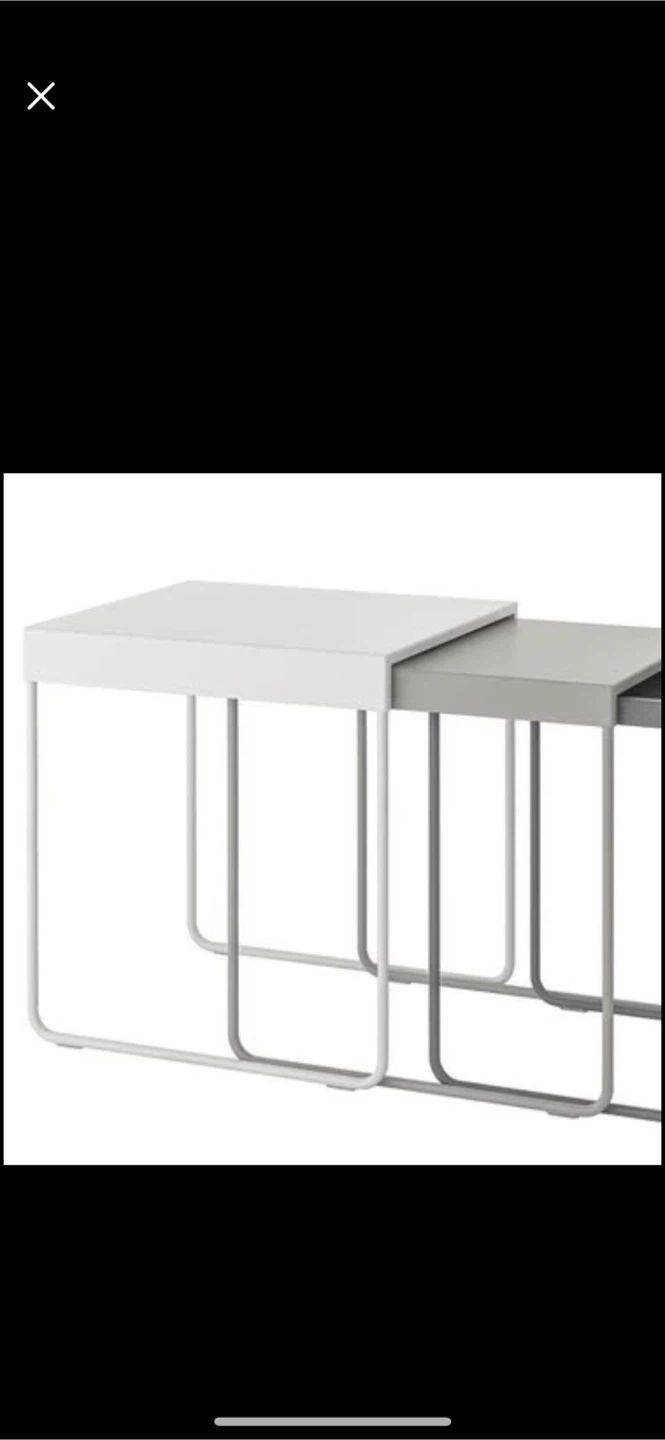 Nesting Tables - White - photo 2