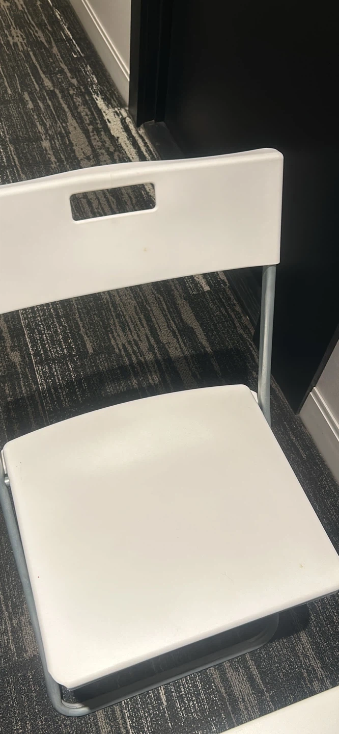 White Folding Chair