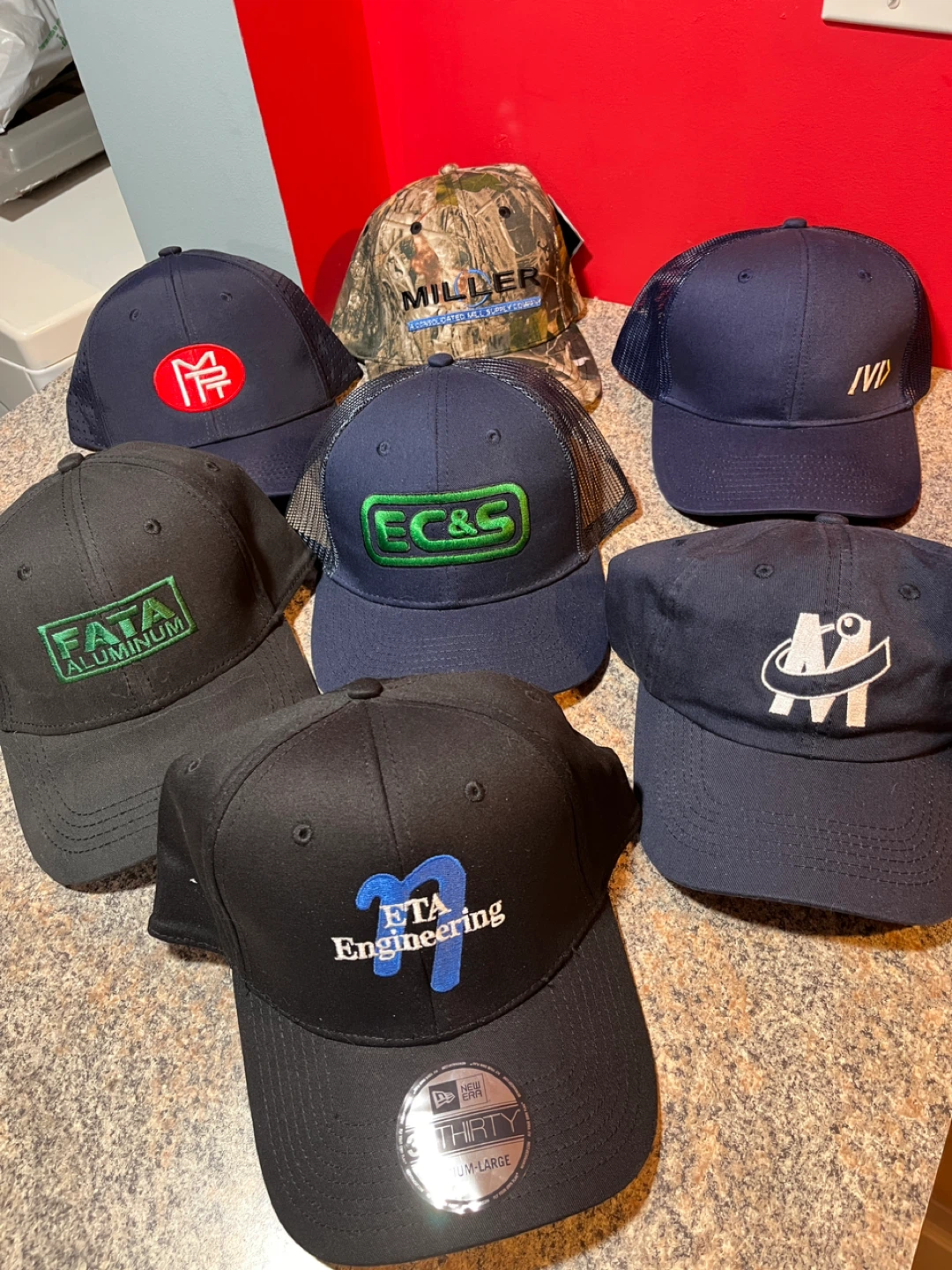 Lot of 7  Baseball Caps $5 each