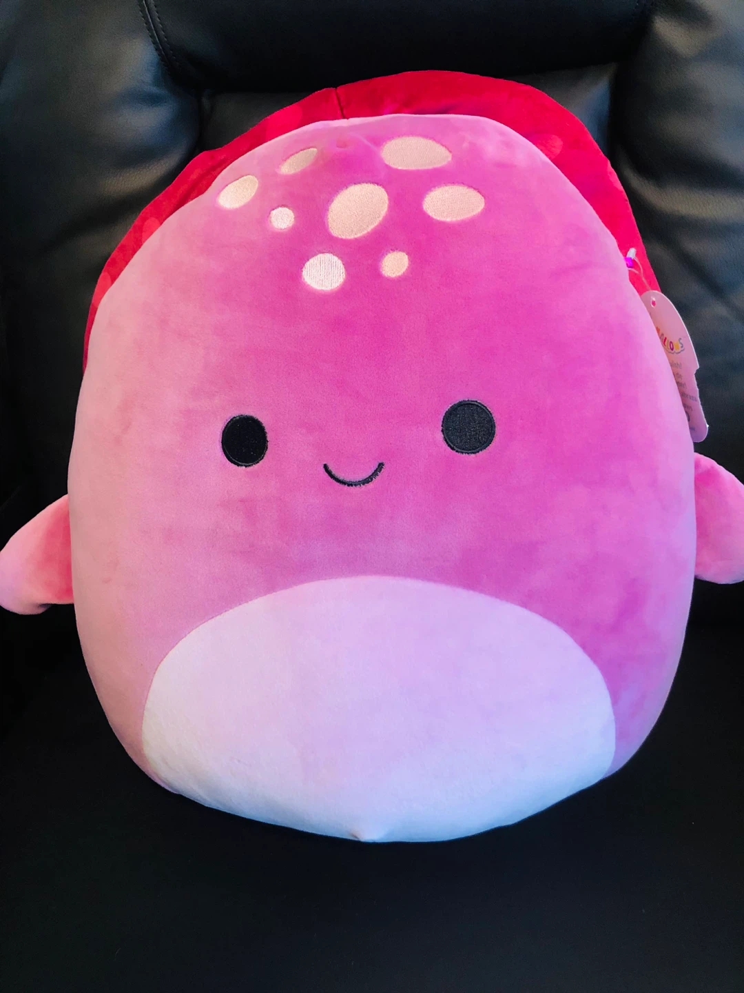 Pink Polka Dot Squishmallow Plush Toy
