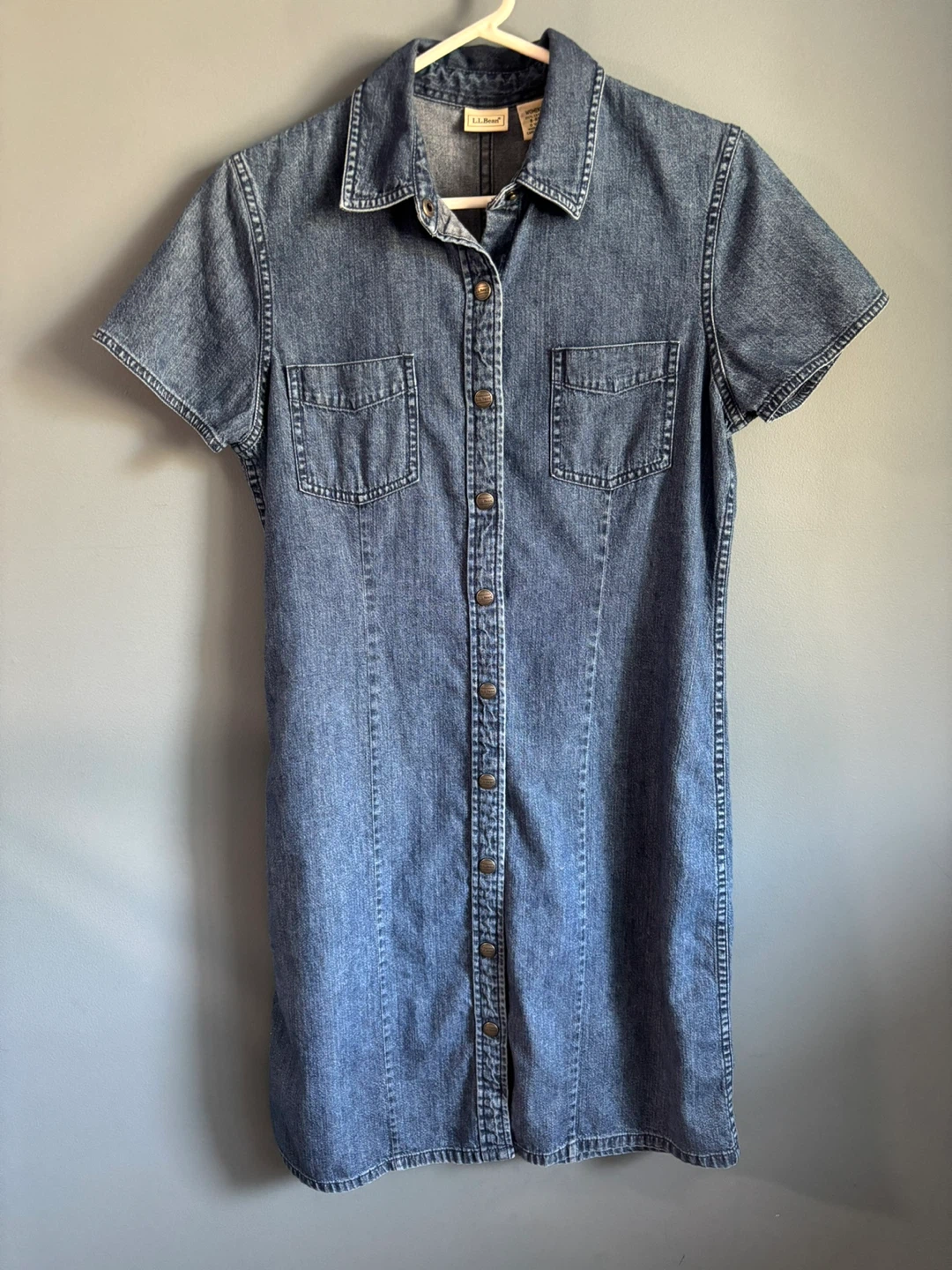 L.L.Bean Women's Denim Shirt Dress