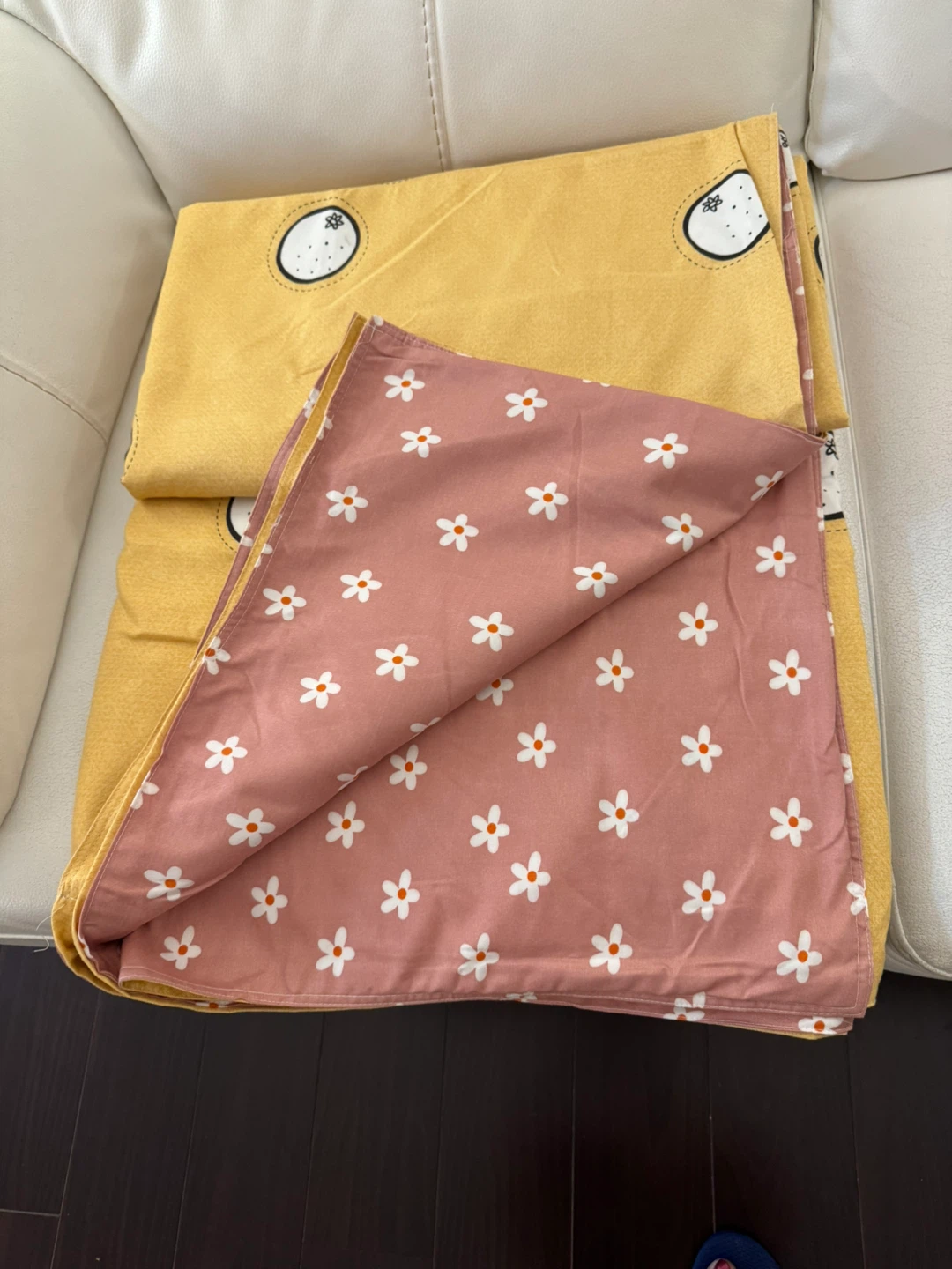 ValerieArt Duvet Cover Set - Yellow with Cute Faces - photo 5