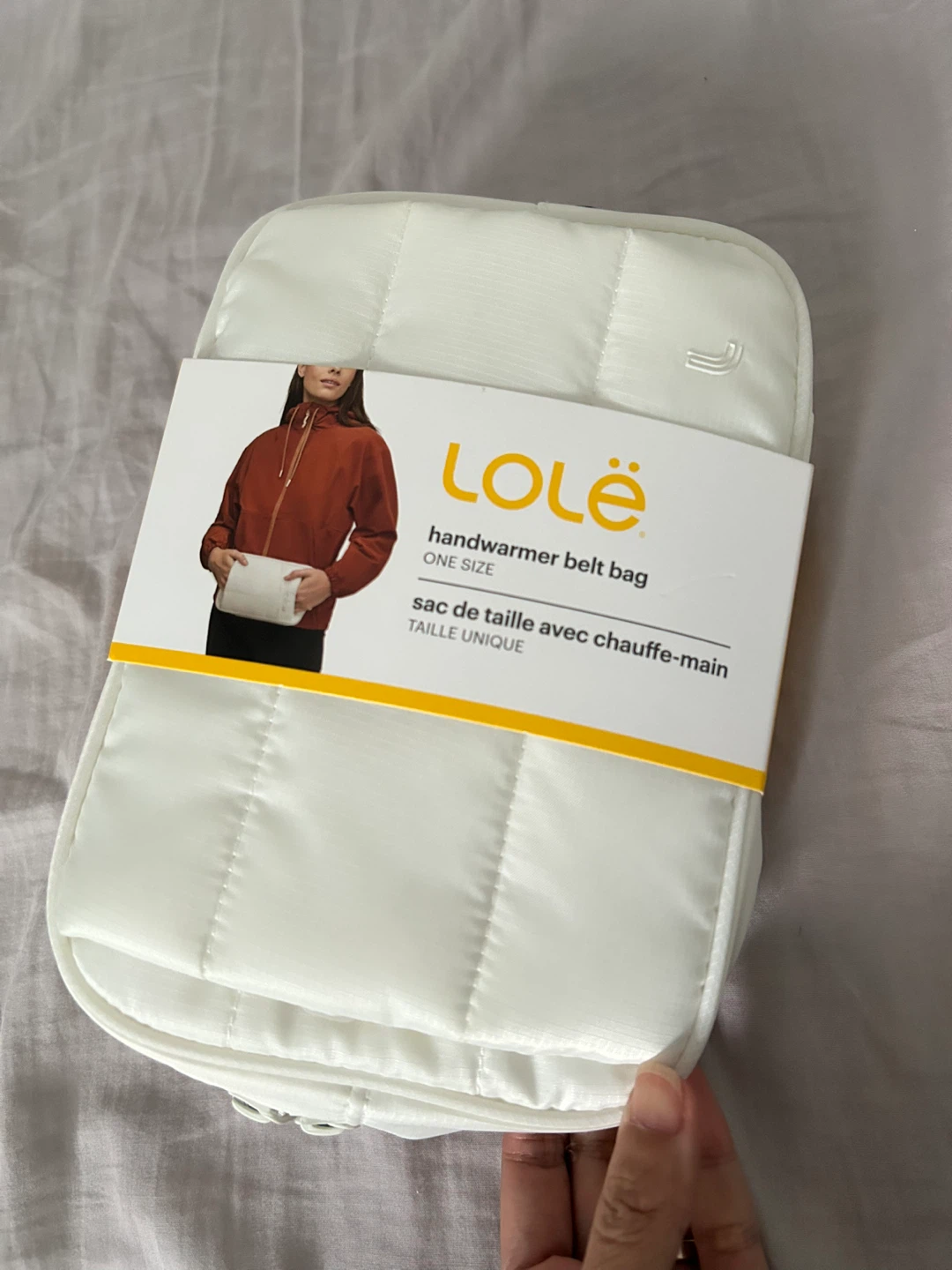 Lole Handwarmer Belt Bag - White