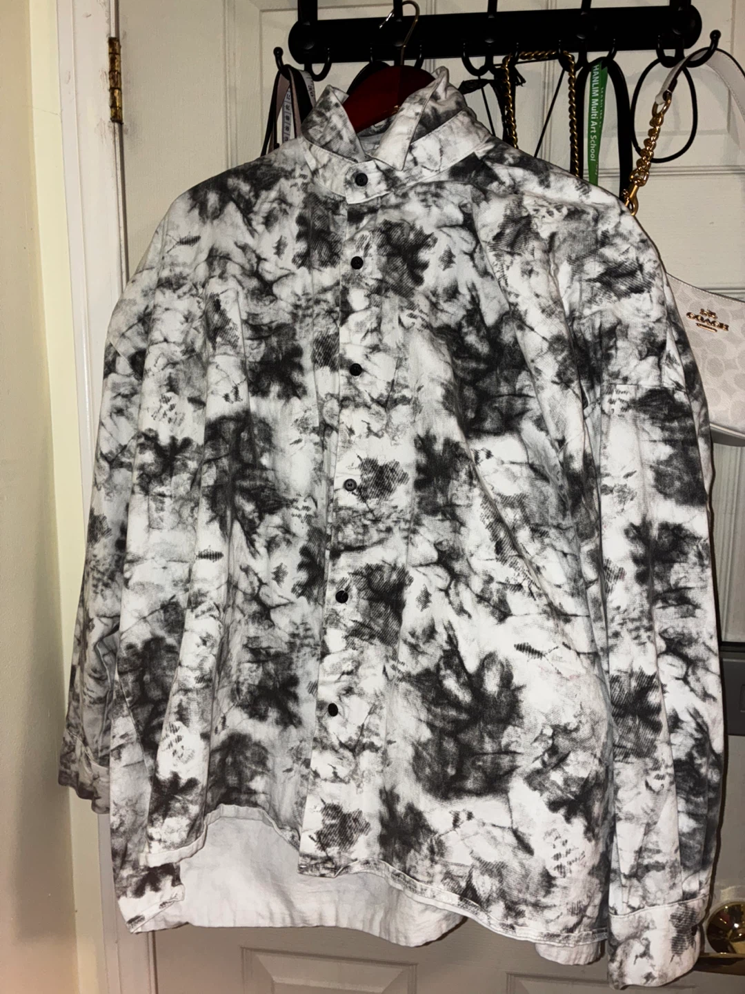 Tie Dye Shirt With Buttons