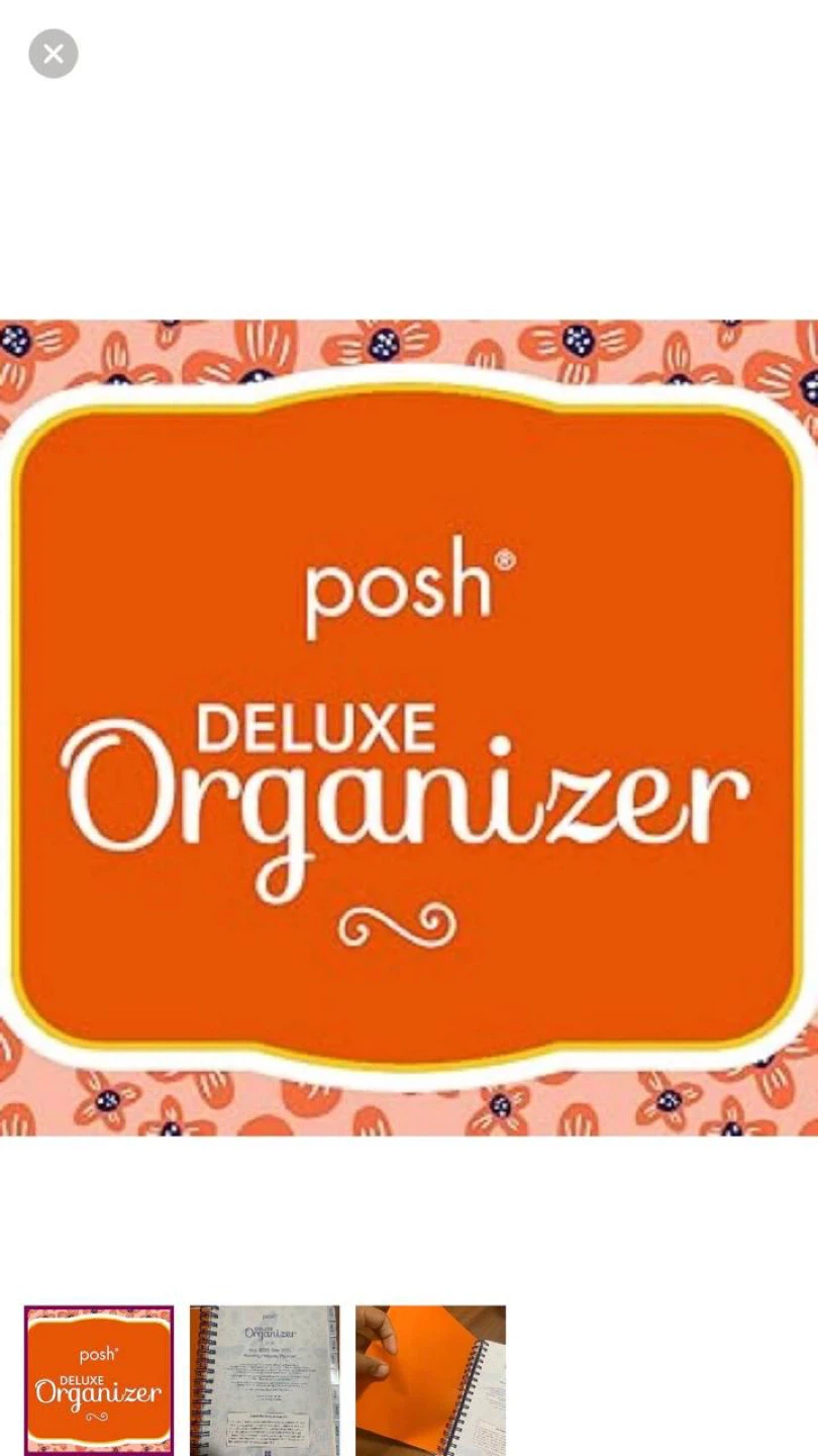 Posh Deluxe Organizer Monthly/Weekly Planner Aug 2020 - Dec 2021