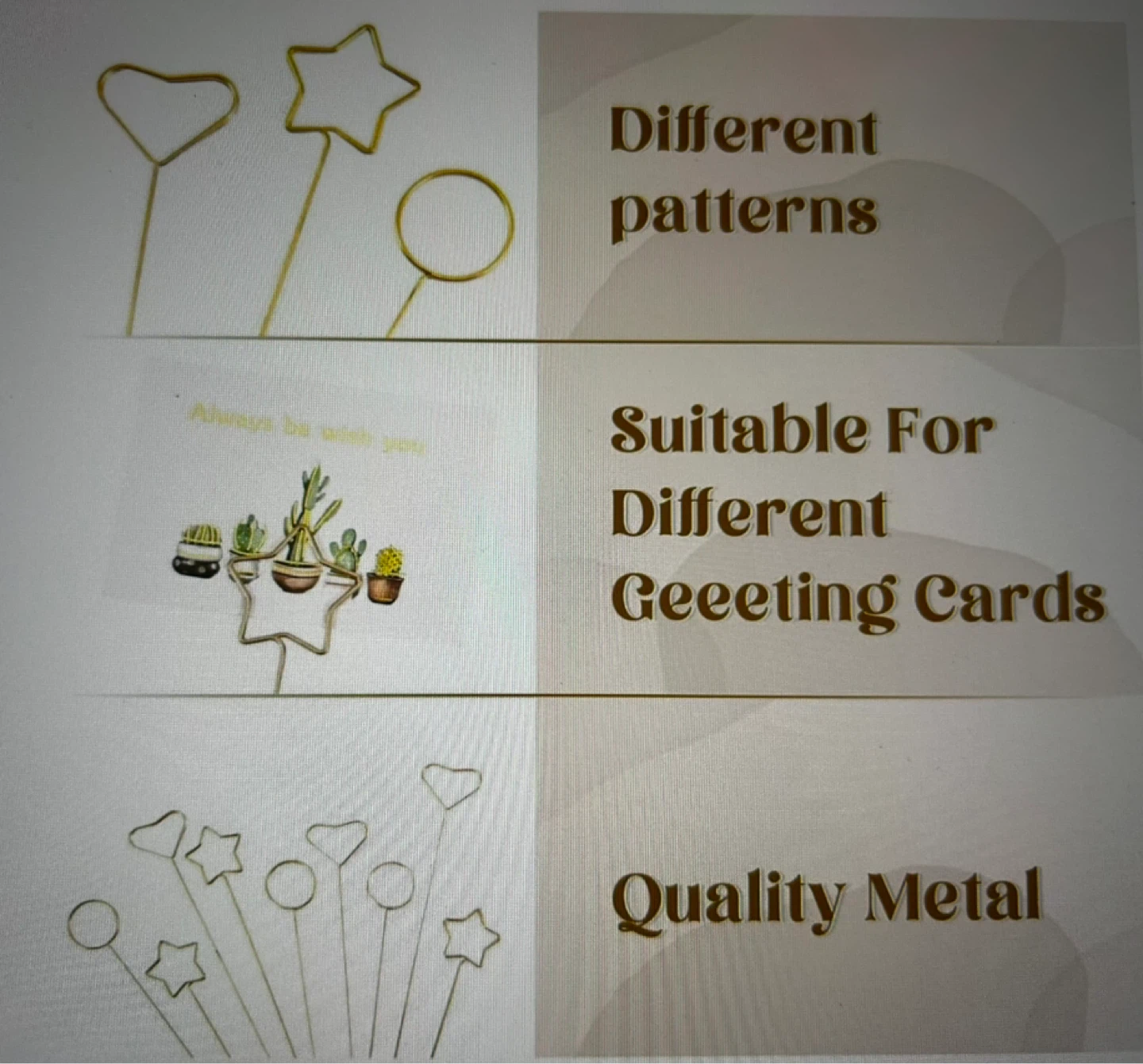 40PCS Metal Card Holders - Assorted Shapes - photo 4