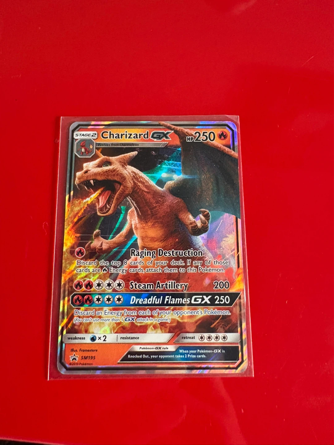 Pokémon Charizard GX Trading Card