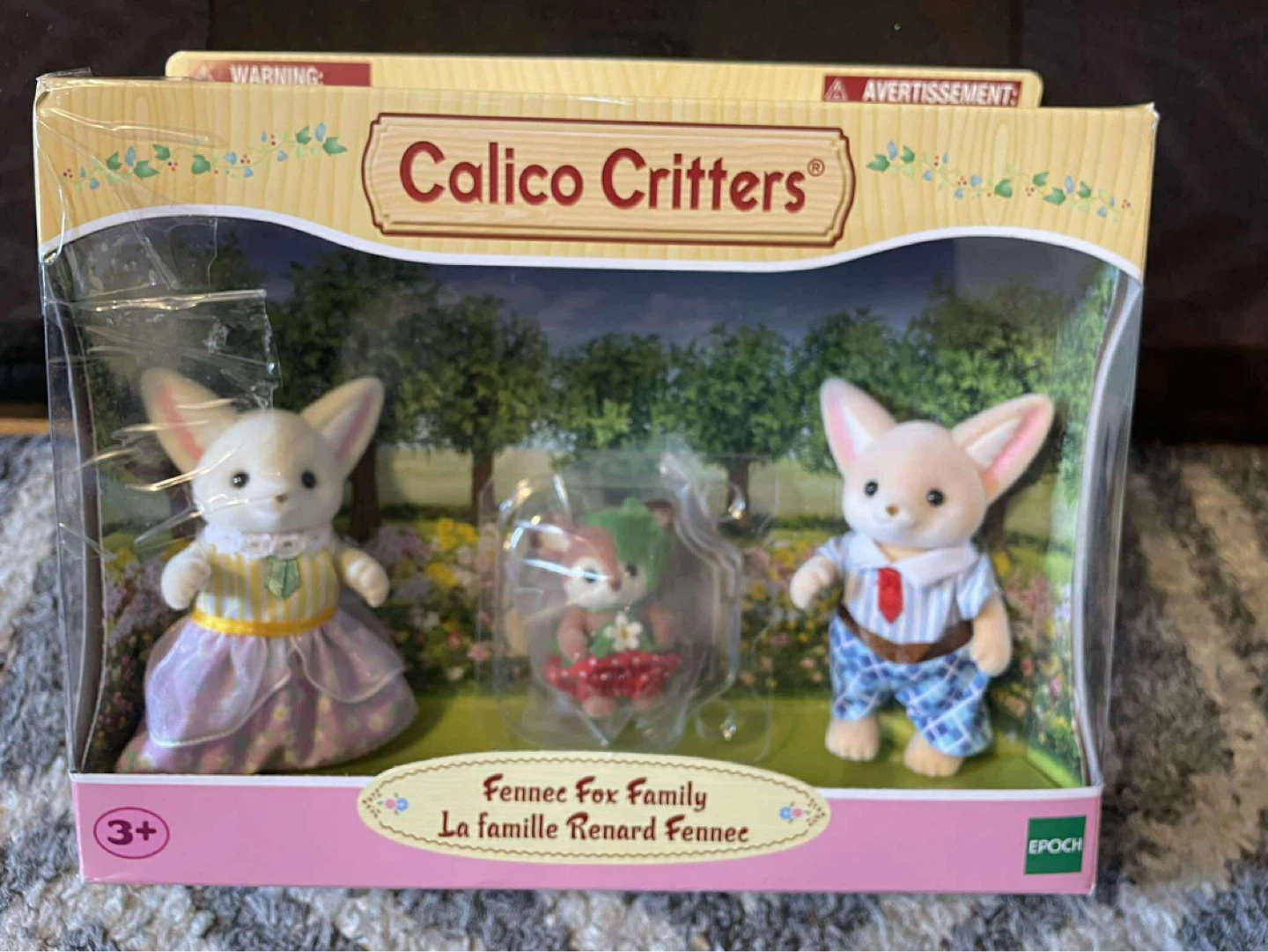 Calico Critters Fennec Fox Family Toy Set