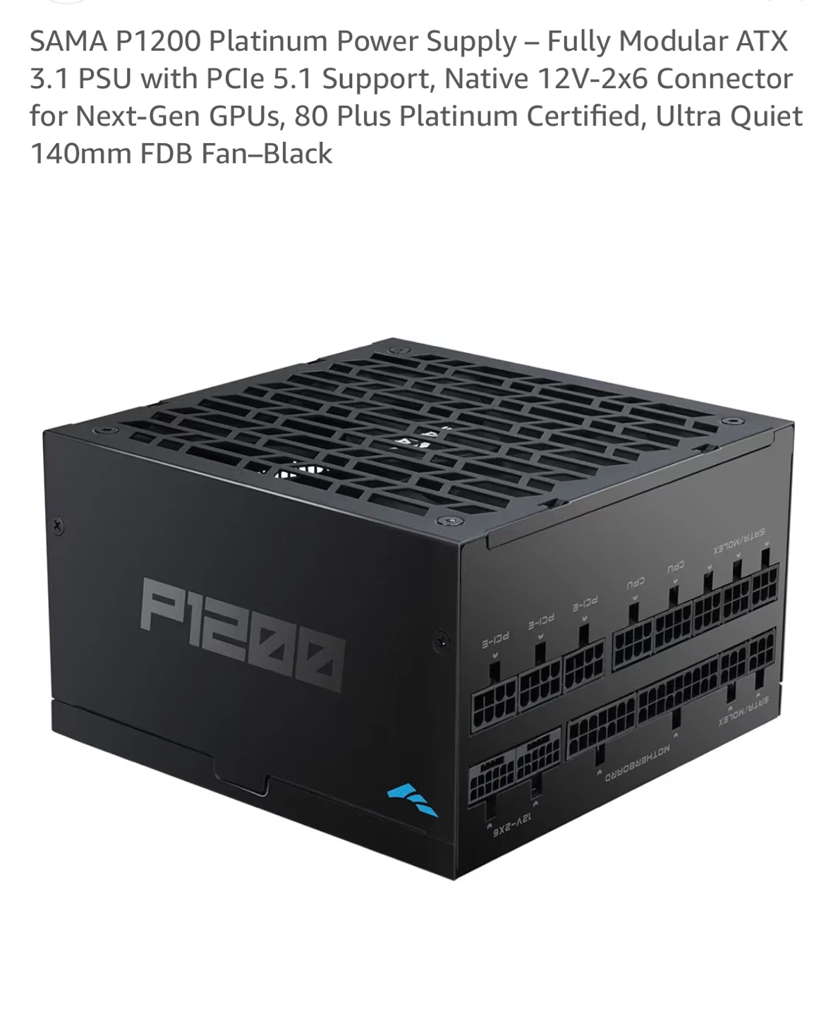 SAMA P1200 Platinum Fully Modular ATX Power Supply