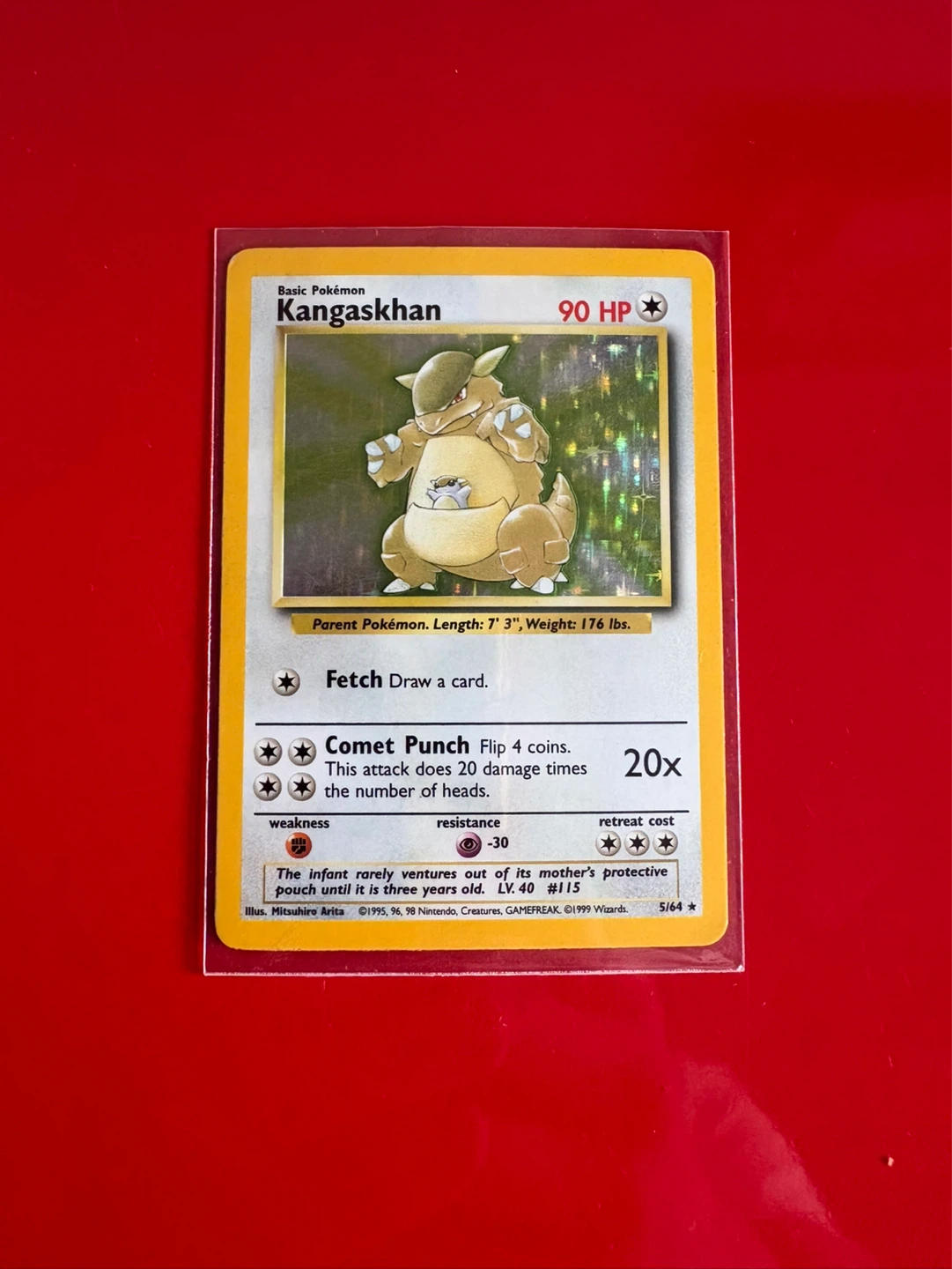 Pokemon Kangaskhan Trading Card