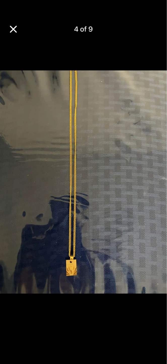 Gold 10K Necklace with Pendant 21 1nched - photo 2
