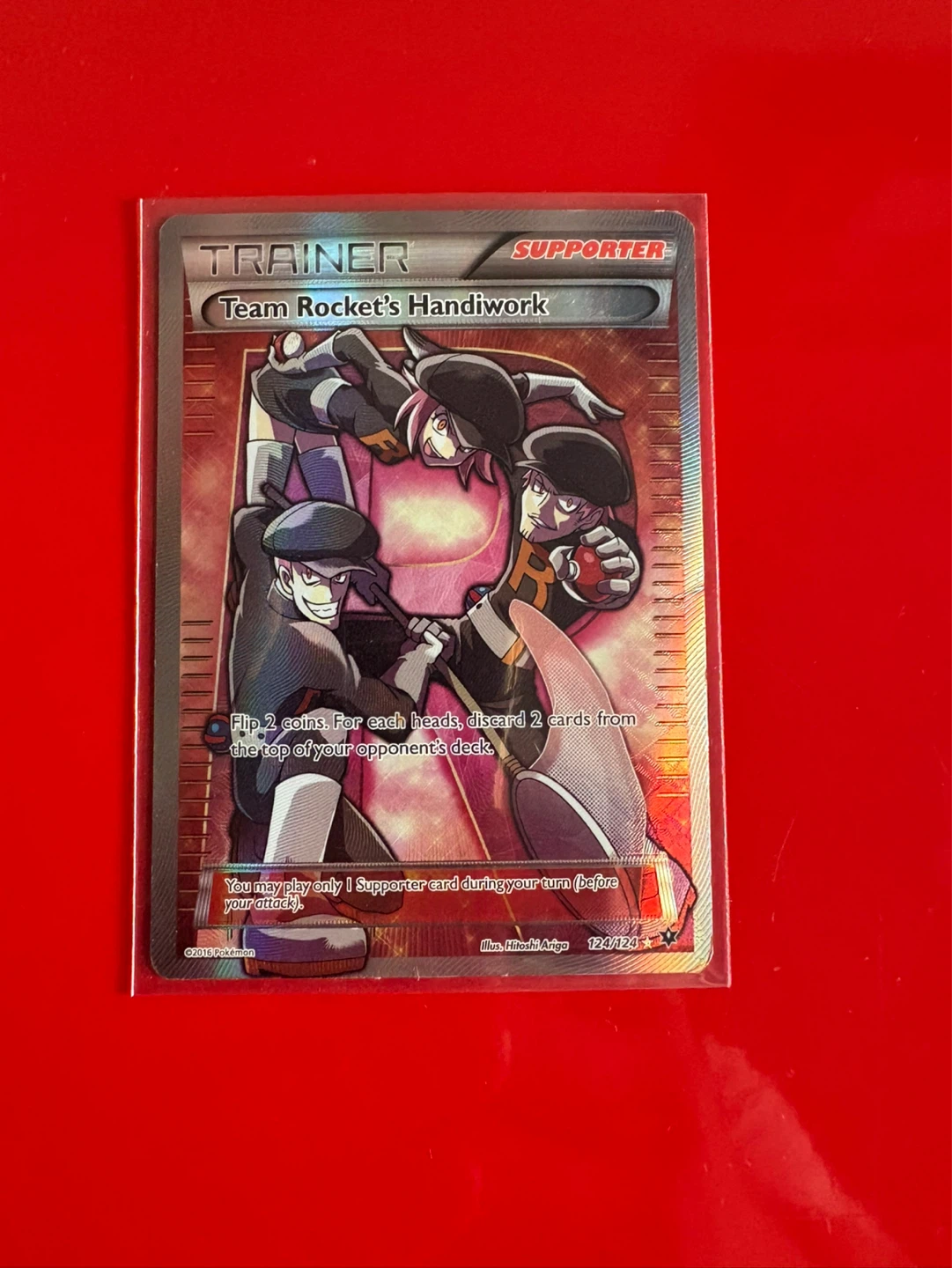 Pokémon Trainer Card - Team Rocket's Handiwork