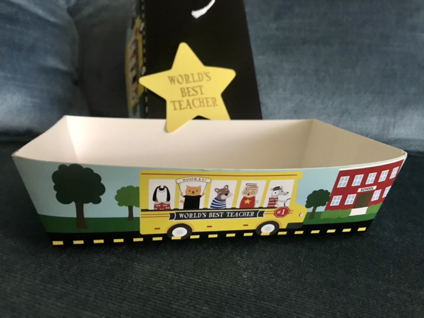 “World’s Best Teacher” Gift/Treats/Baking Boxes - photo 2