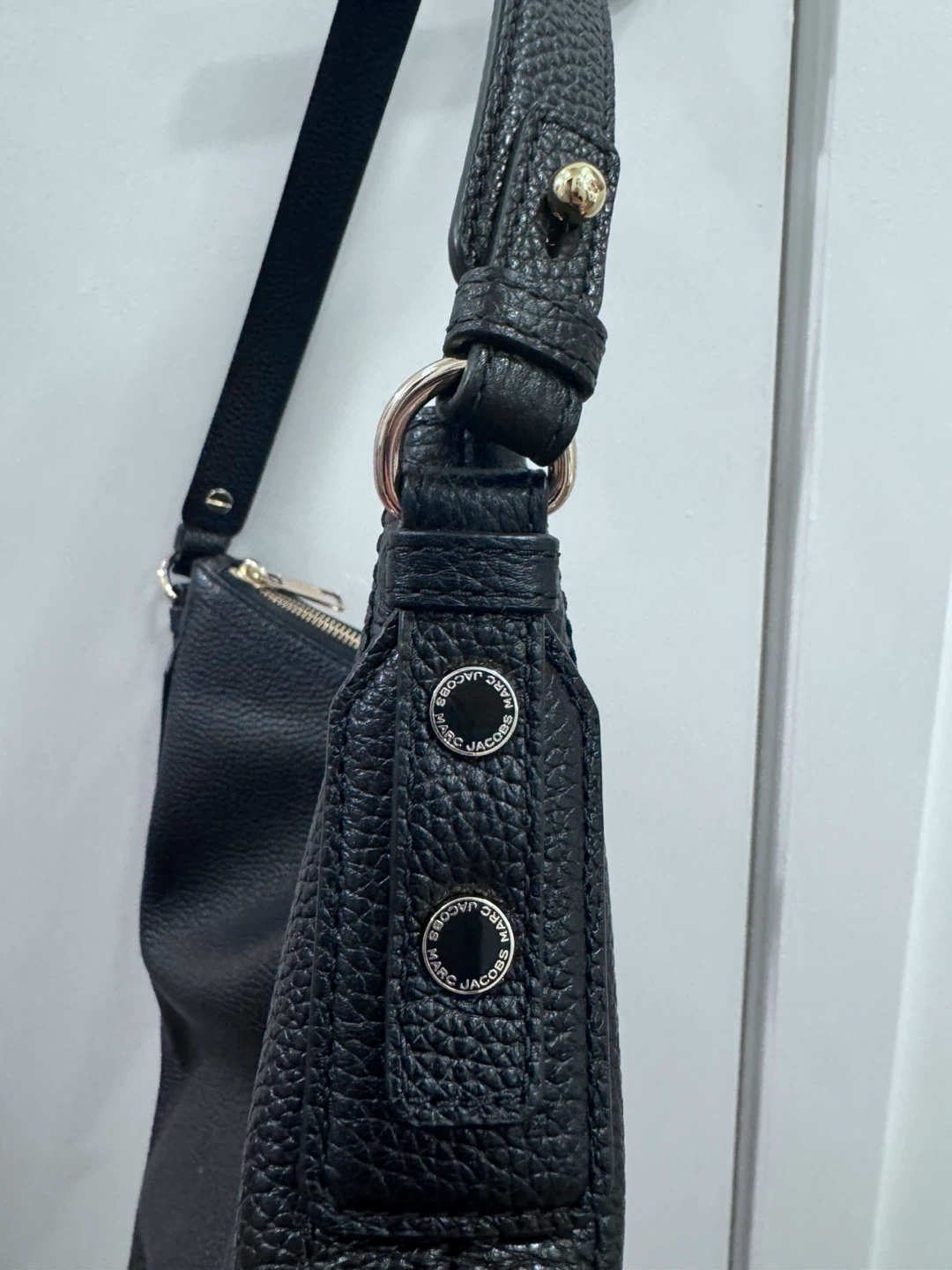 Marc Jacobs Black Leather Hobo Handbag - photo 5