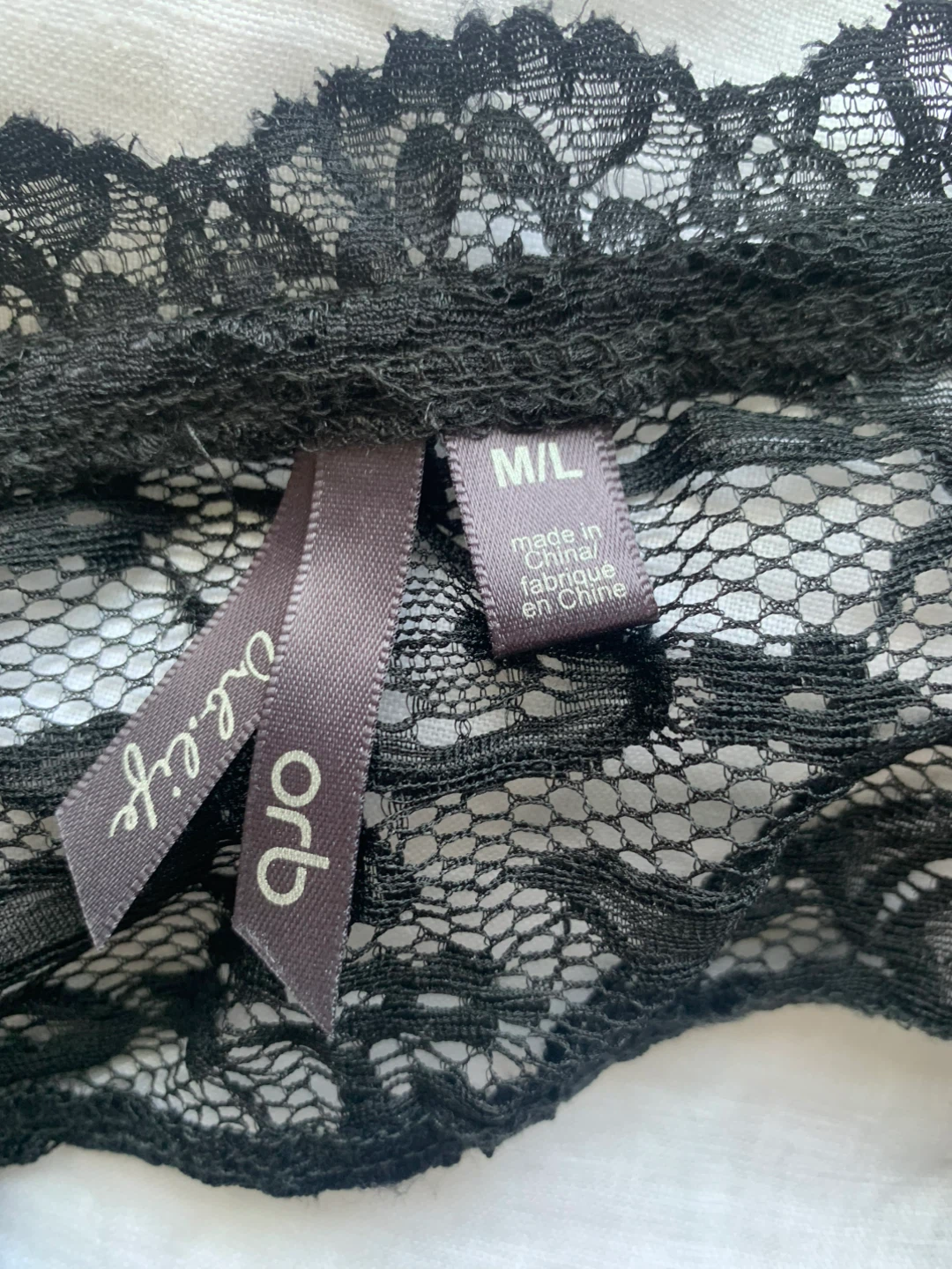 Black Lace Strapless Bralette - photo 3