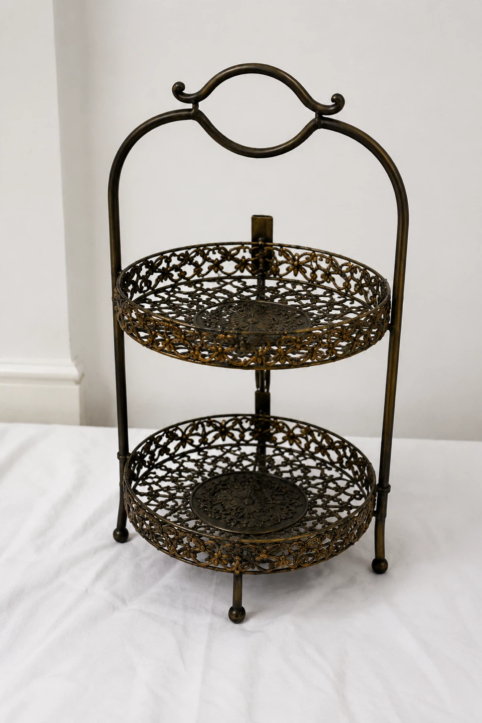 Two-Tiered Decorative Stand